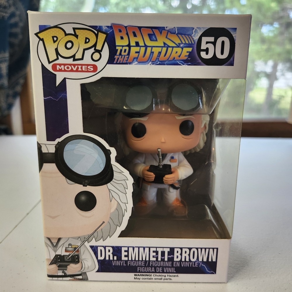 Funko Pop! Dr. Emmett Brown #50, Doc, Back to the Future, Movies